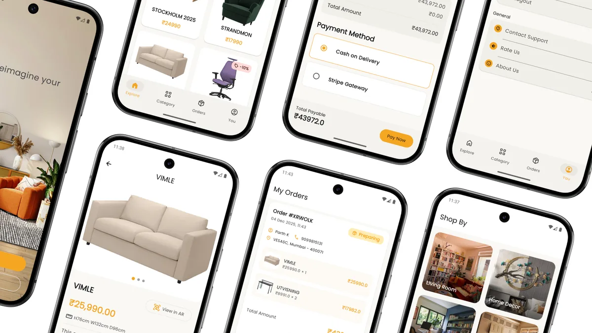 SNAP PLACE interface and digital product design